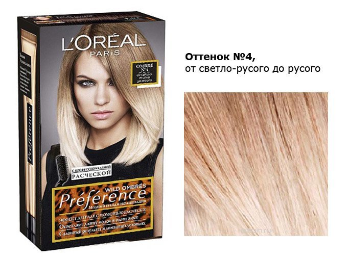 Фарба для волосся Лореаль: палітра кольорів (фото)