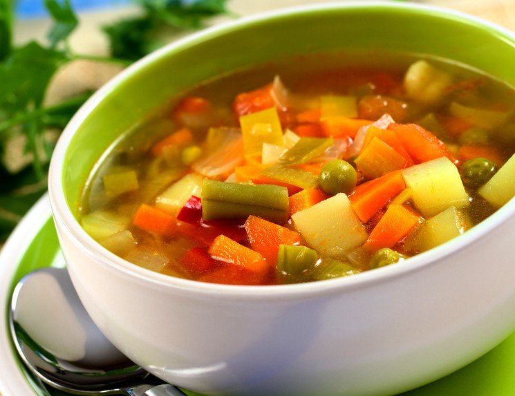 Овочевий суп — меню правильного харчування