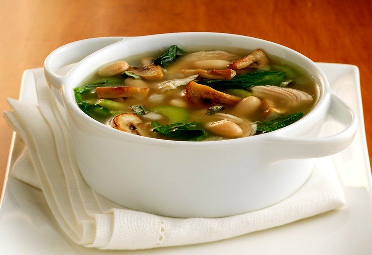 Суп грибний з овочами — меню правильного харчування