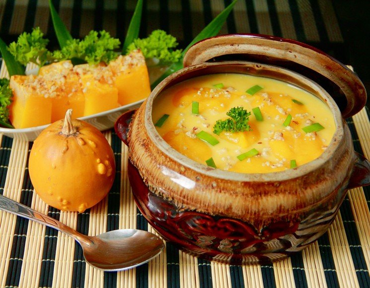 Гарбузовий суп — смачне перше блюдо