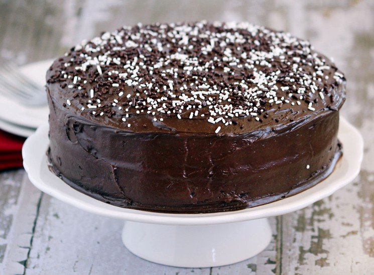 Домашній рецепт шоколадно сирного торта