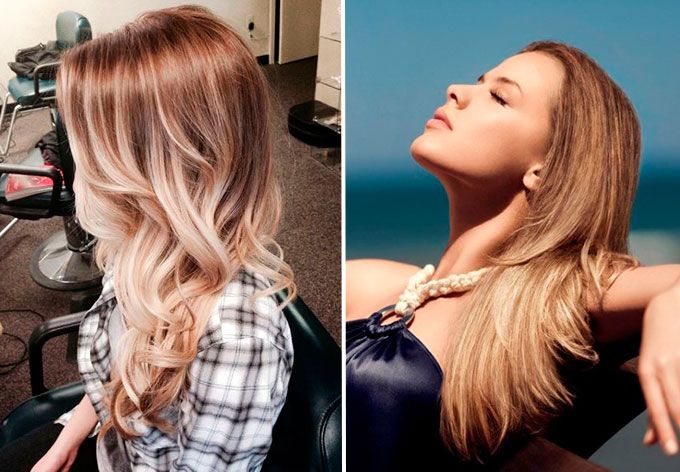 Брондірованіе на русяве волосся: фото до і після