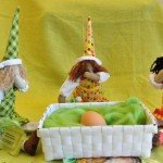 Кантрі Тільди для дачі: птичница, садівниця, жук, яблуко і ельф