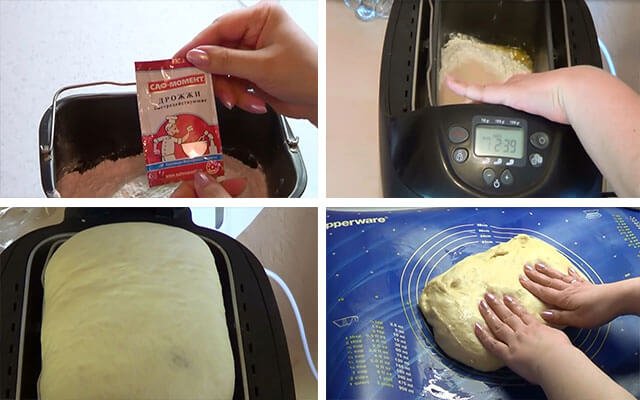Рецепти дріжджового тіста для булочок в хлібопічці