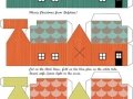 Як зробити обємний будиночок з паперу