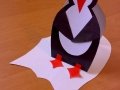 Як зробити пінгвіна з паперу