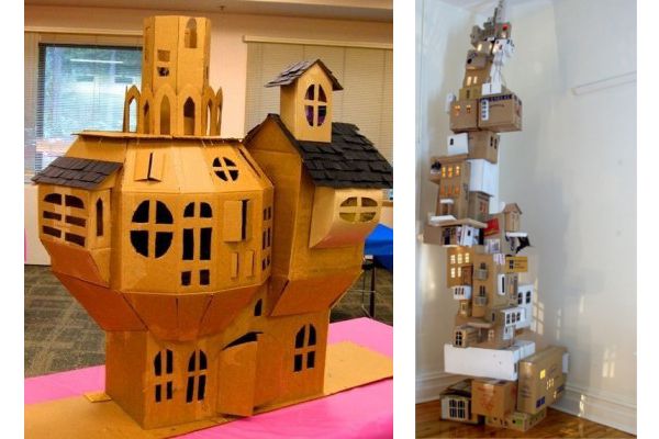Як зробити будиночок з картону для дитини