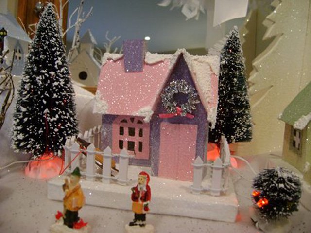 Майстер клас «Різдвяна село — робимо зимові будиночки»