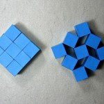 Як зробити куб трансформер «троянда» з паперу