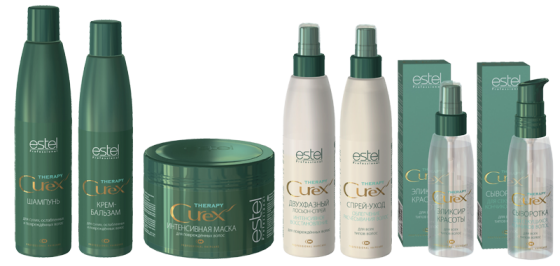 Огляд засобів для сухого, ламкого та пошкодженого волосся Curex Therapy від Estel Professional