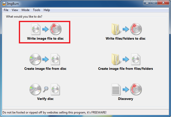 Як записати на диск образ Windows 7