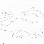 Як зробити дракона з паперу, схеми