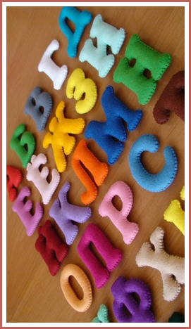 Як зшити мякі букви для дітей