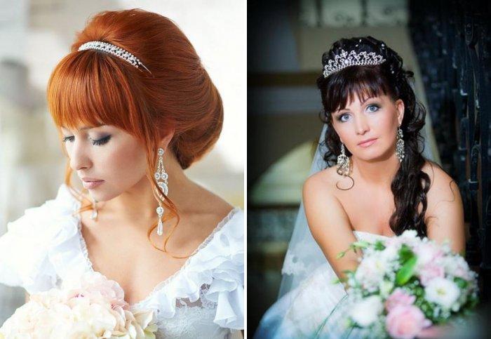 Весільні зачіски з діадемою: 10 красивих зачісок (фото)