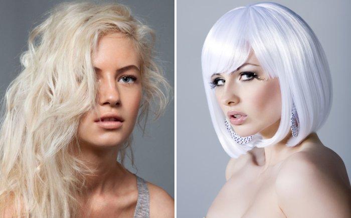 Білий колір волосся: кому підходить і як пофарбуватися? (фото)