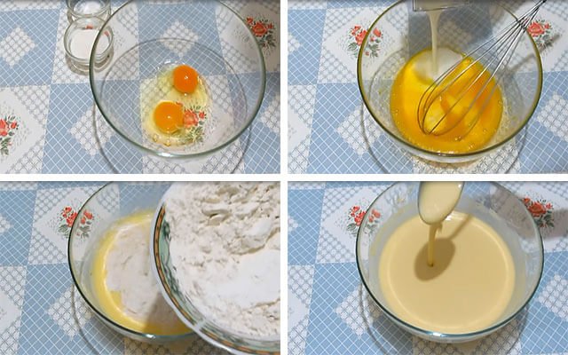 Рецепт млинців тонких і смачних на «молоці і кефірі»