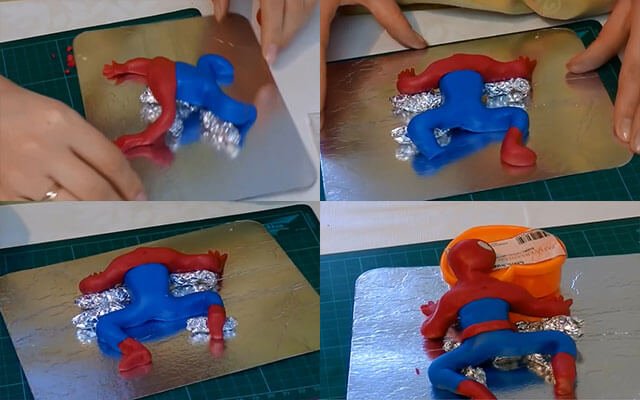 Торт з «Людиною павуком» з мастики | Покроковий майстер клас