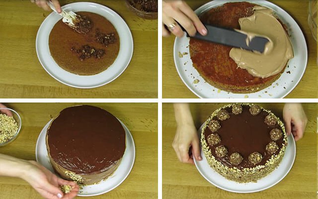 Класичний торт «Ферреро Роше» | Покроковий рецепт з фото