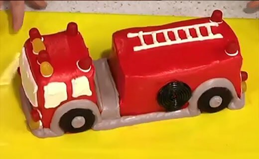 Торт «Пожежна машина» | Покроковий майстер клас виготовлення