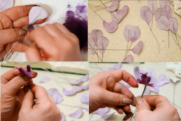 Як зробити квіти «Орхідея» з мастики? | Майстер клас