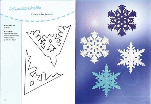 Трафарети для вирізання сніжинок з паперу. Роздрукувати а4 формат
