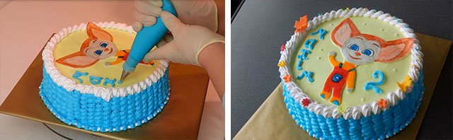 Торт «Барбоскины» з мастики і крему | Покроковий майстер клас