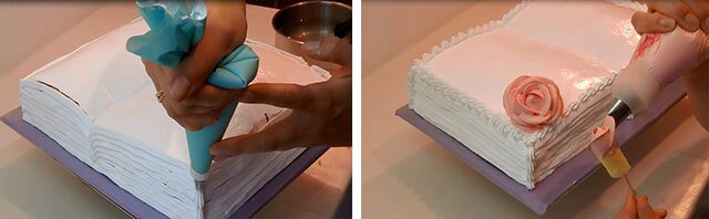 Торт «Книга» з мастики | Покроковий майстер клас
