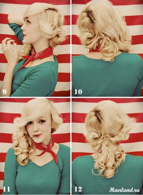 Зачіска у стилі Пін Ап: 10 красивих зачісок (фото)