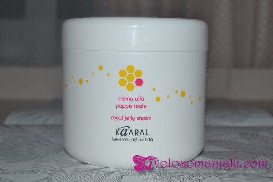 Маска з бджолиним маточним молочком від Kaaral Maxi Royal Jelly Cream