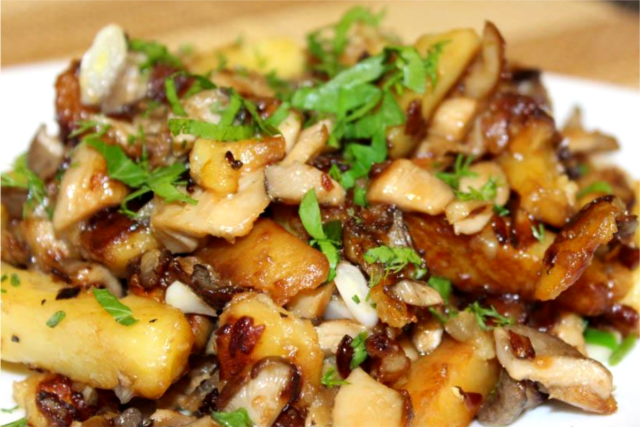Смажені гливи з картоплею: як смачно приготувати, рецепти з фото