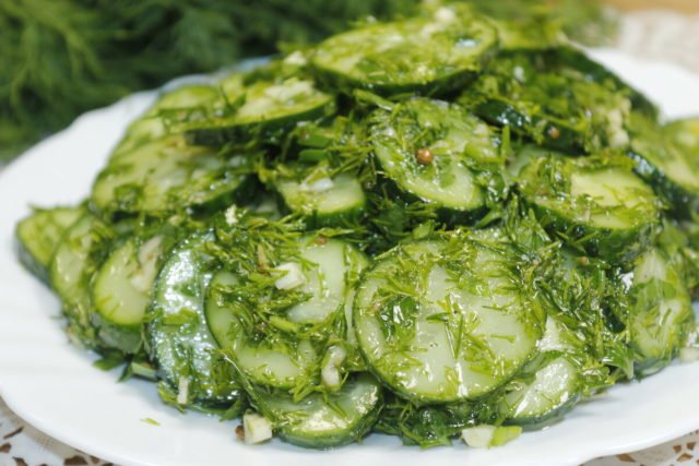 Смажені огірки на зиму: рецепти приготування салатів з фото
