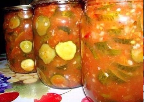 Рецепти салатів з помідорів на зиму   пальчики оближеш!