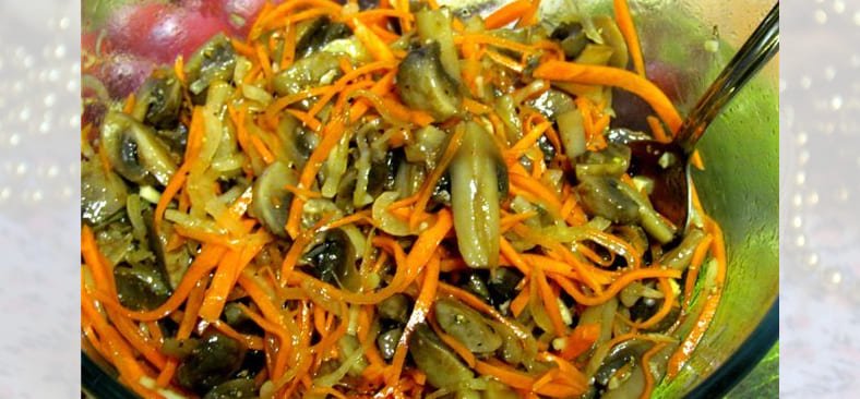 Смачні і ситні салати c морквою по корейськи — 5 кращих рецептів
