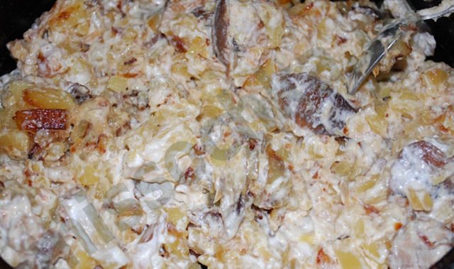 Гливи в сметані: рецепти з цибулею, сиром, часником, мясом, картоплею