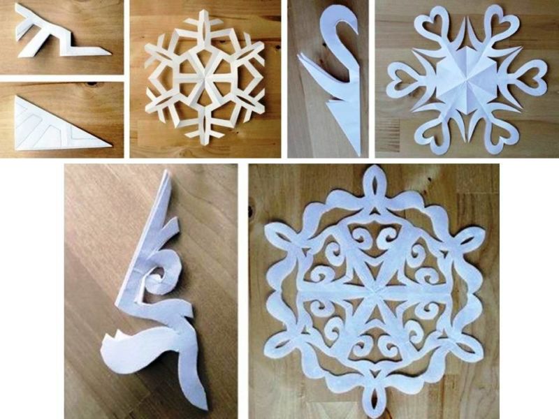 Сніжинки з паперу: шаблони та трафарети для вирізання