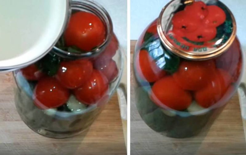 Асорті з огірків і помідорів на зиму — найсмачніші рецепти