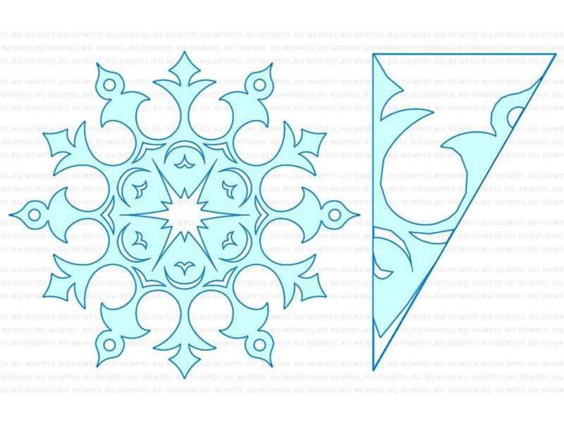 Сніжинки з паперу: шаблони та трафарети для вирізання