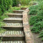 Садові доріжки з дерева: 100 красивих фото
