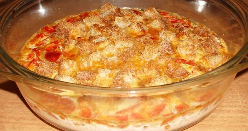 Омлет з помідорами