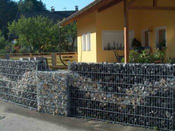 Габіони своїми руками, застосування в ландшафтному дизайні