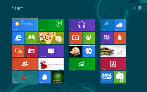 Завантаження відразу на робочий стіл у Windows 8