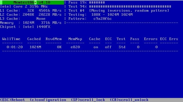 Перевірка оперативної памяті на компютері з Windows 7: ілюстрована інструкція